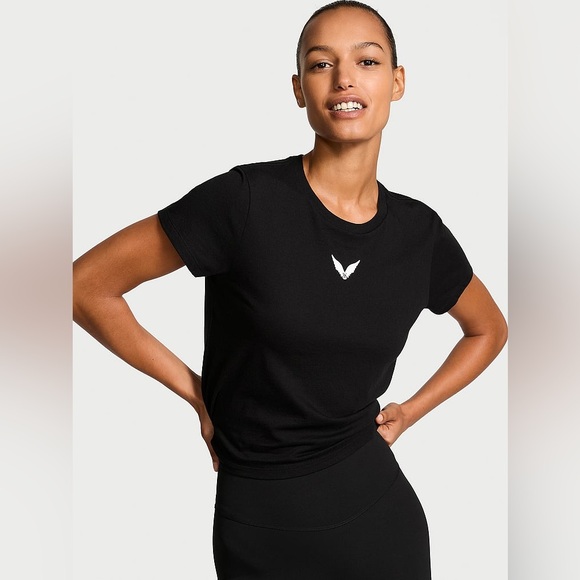 Victoria's Secret Tops - Victoria's Secret Fashion Show 2024 Cotton Tee in Black NWT